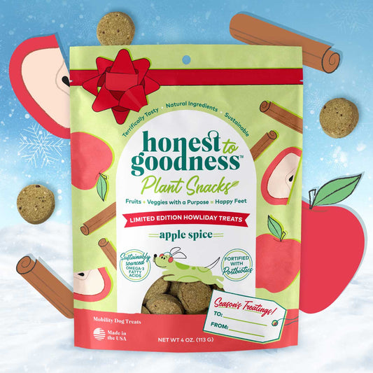 Honest to Goodness® Plant Snacks Howliday Treats Apple Spice Recipe