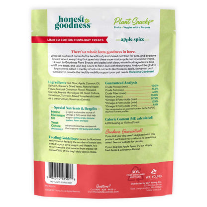 Honest to Goodness® Plant Snacks Howliday Treats Apple Spice Recipe