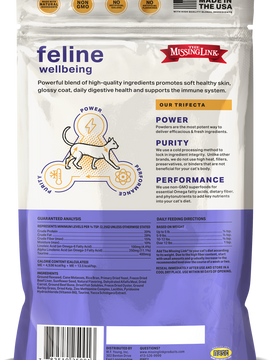 The Missing Link® Superfood Powders Feline Wellbeing Supplement 6oz Bag