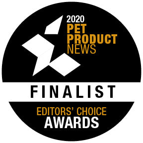 2020 Pet Product news finalist, editors choice award.