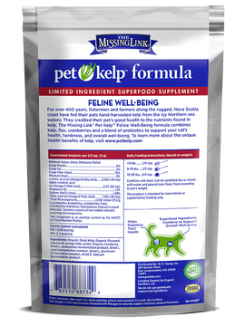 The Missing Link® Pet Kelp® Feline - Organic Limited Ingredient Superfood Supplement  For Cats 6 oz.