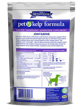 The Missing Link® Pet Kelp® Joint & Bone - Limited Ingredient Superfood Supplement  For Dogs 8 oz