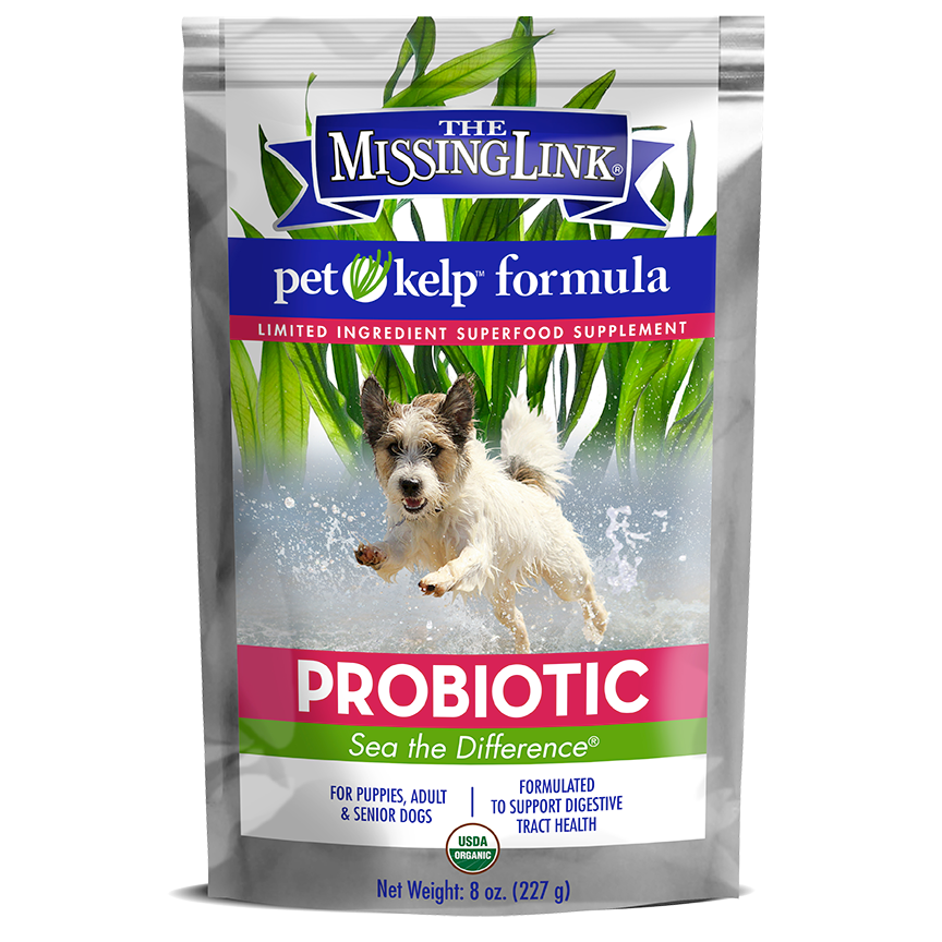 Pet Kelp® Probiotic - Organic Limited Ingredient Supplement For Dogs 8 oz Powder