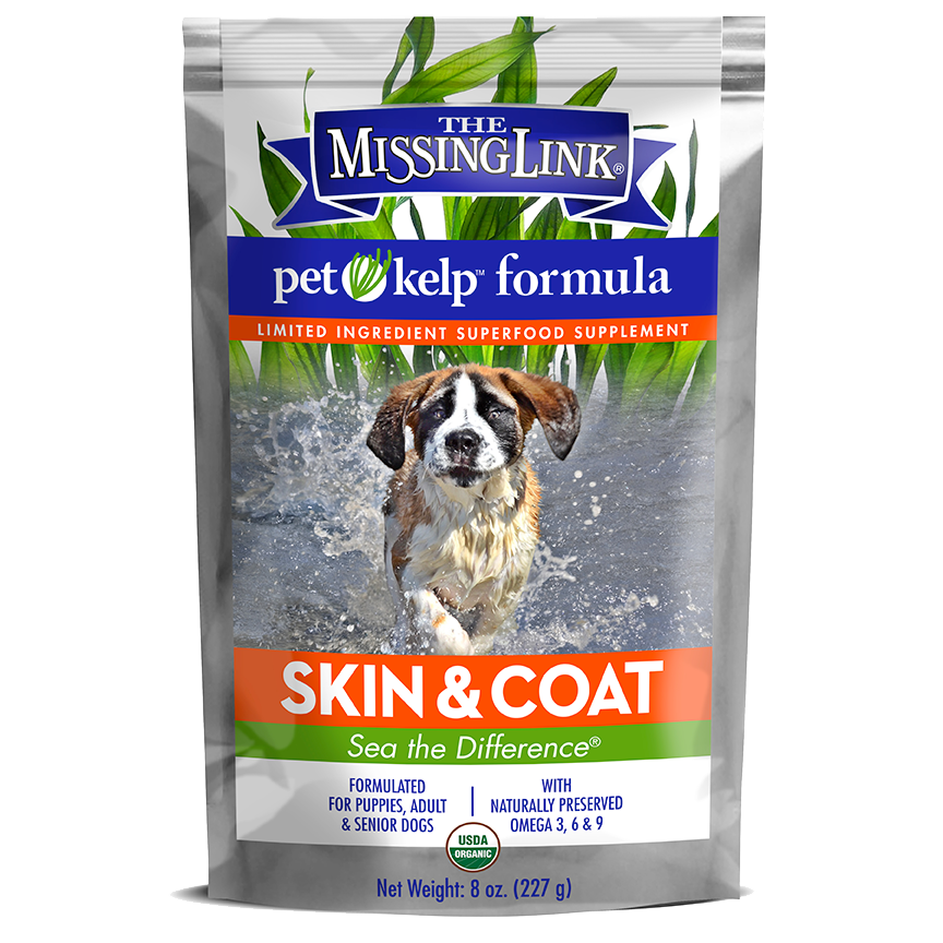 Pet Kelp® Skin & Coat - Organic Limited Ingredient Supplement For Dogs 8 oz Powder