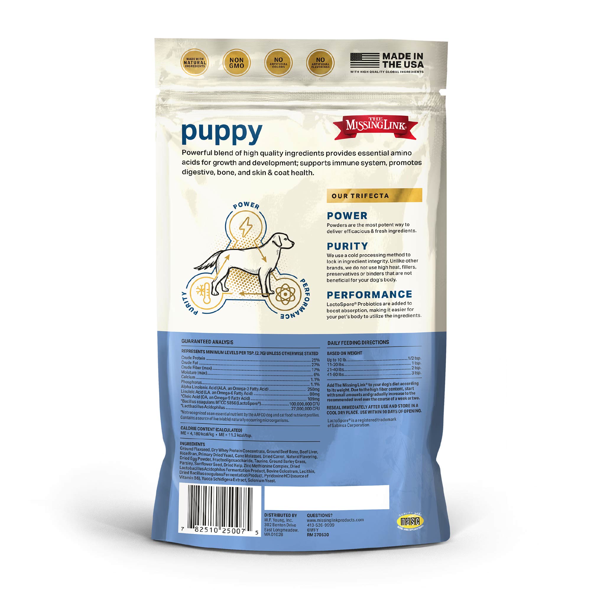 The Missing Link® Puppy Health Supplement for Dogs 8 oz. Powder