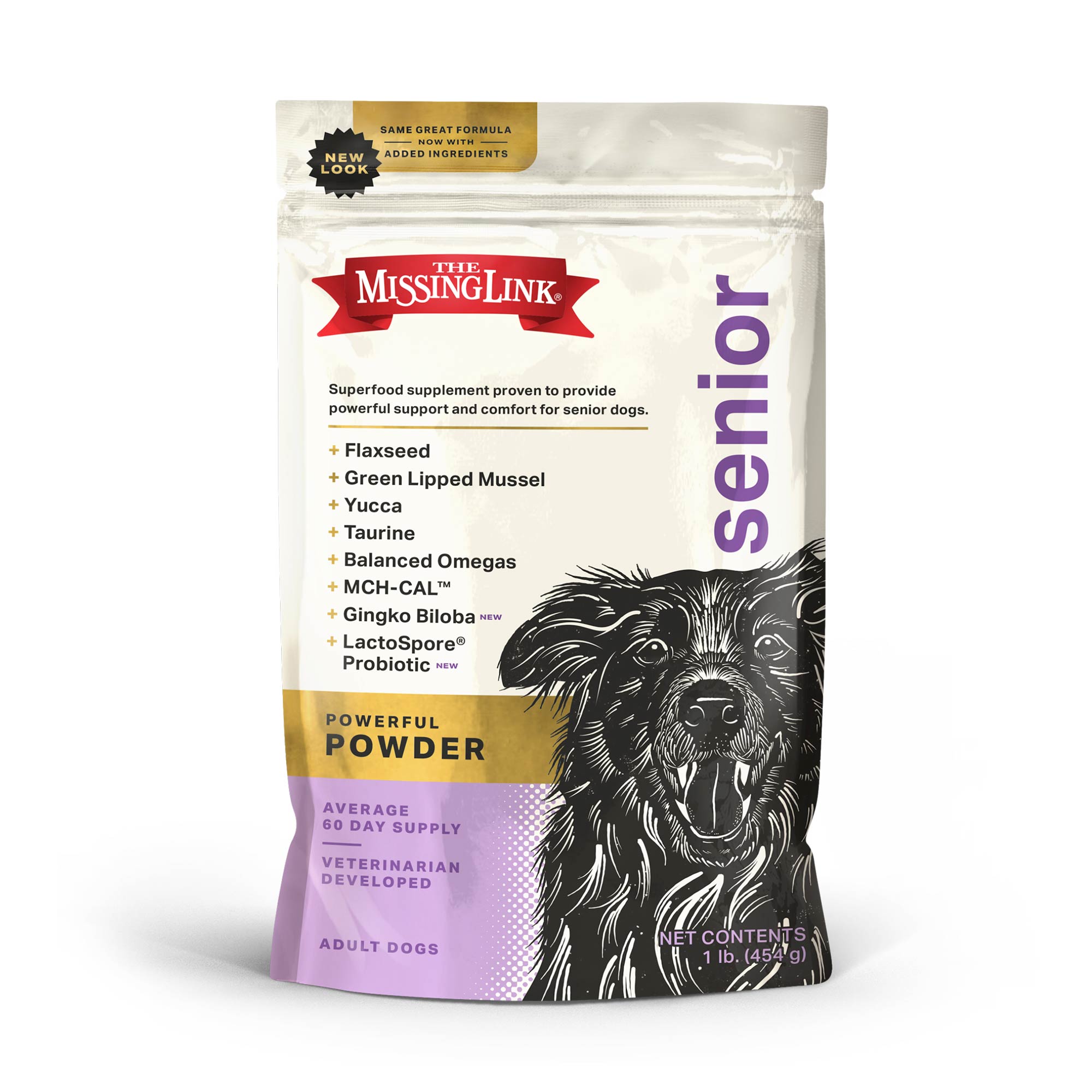 The Missing Link® Senior  Supplement for Dogs 1 lb. Powder